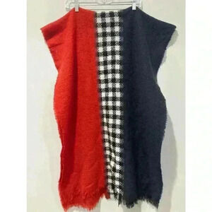 Multi color oversized long Blanket scarf